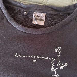 Gymshark black crop top